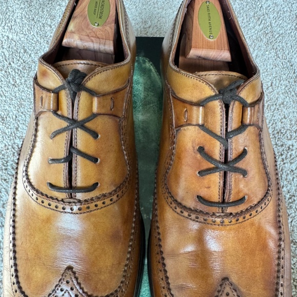MAGNANNI MEDALLION-TOE WINGTIP DERBY LACE-UP BROGUES - Picture 5 of 10